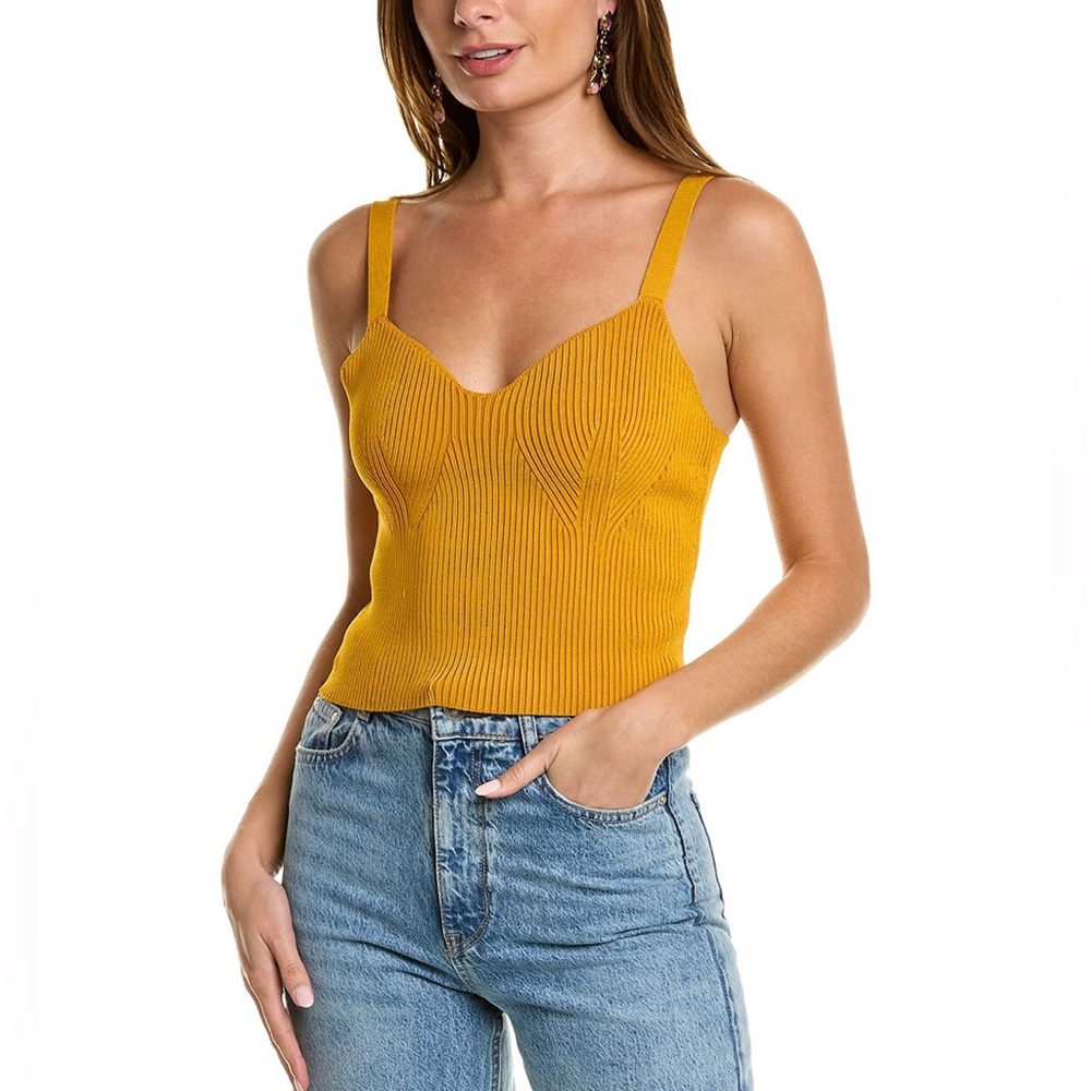 Vince Sweetheart Bralette Top in Papaya - Picture 4 of 6